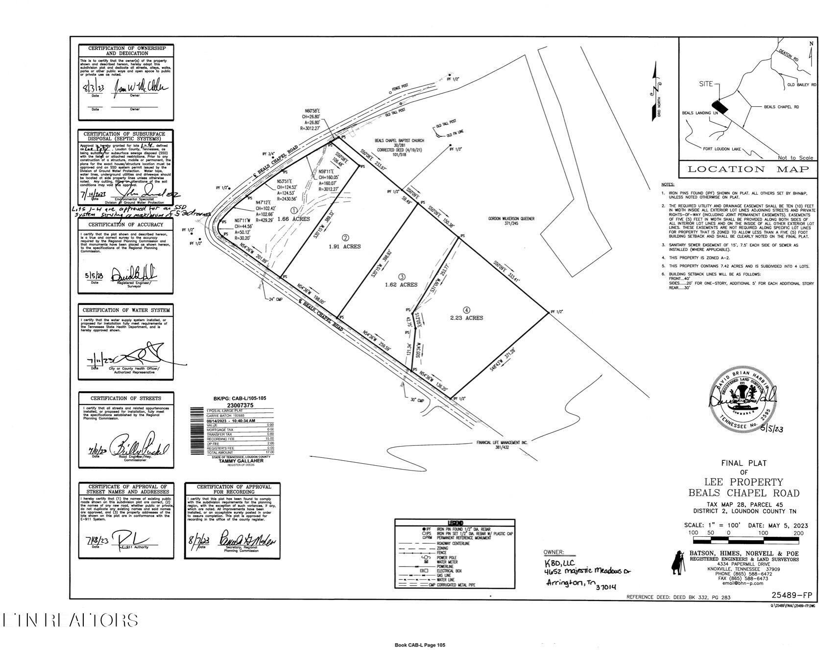 LOT #1 Beals Chapel Rd, Lenoir City, TN - Fort Loudoun and Tellico Lake Real Estate - Image# 19