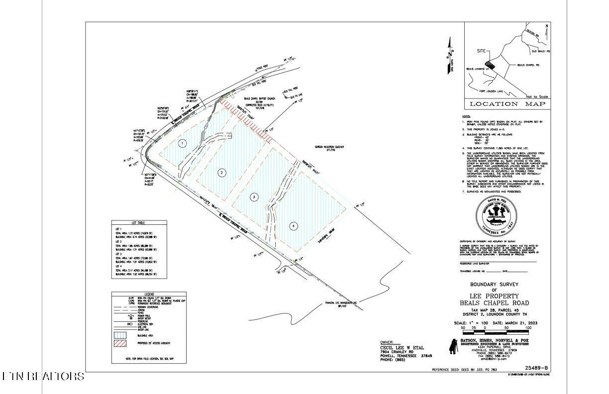 LOT #1 Beals Chapel Rd, Lenoir City, TN - Fort Loudoun and Tellico Lake Real Estate - Image# 20