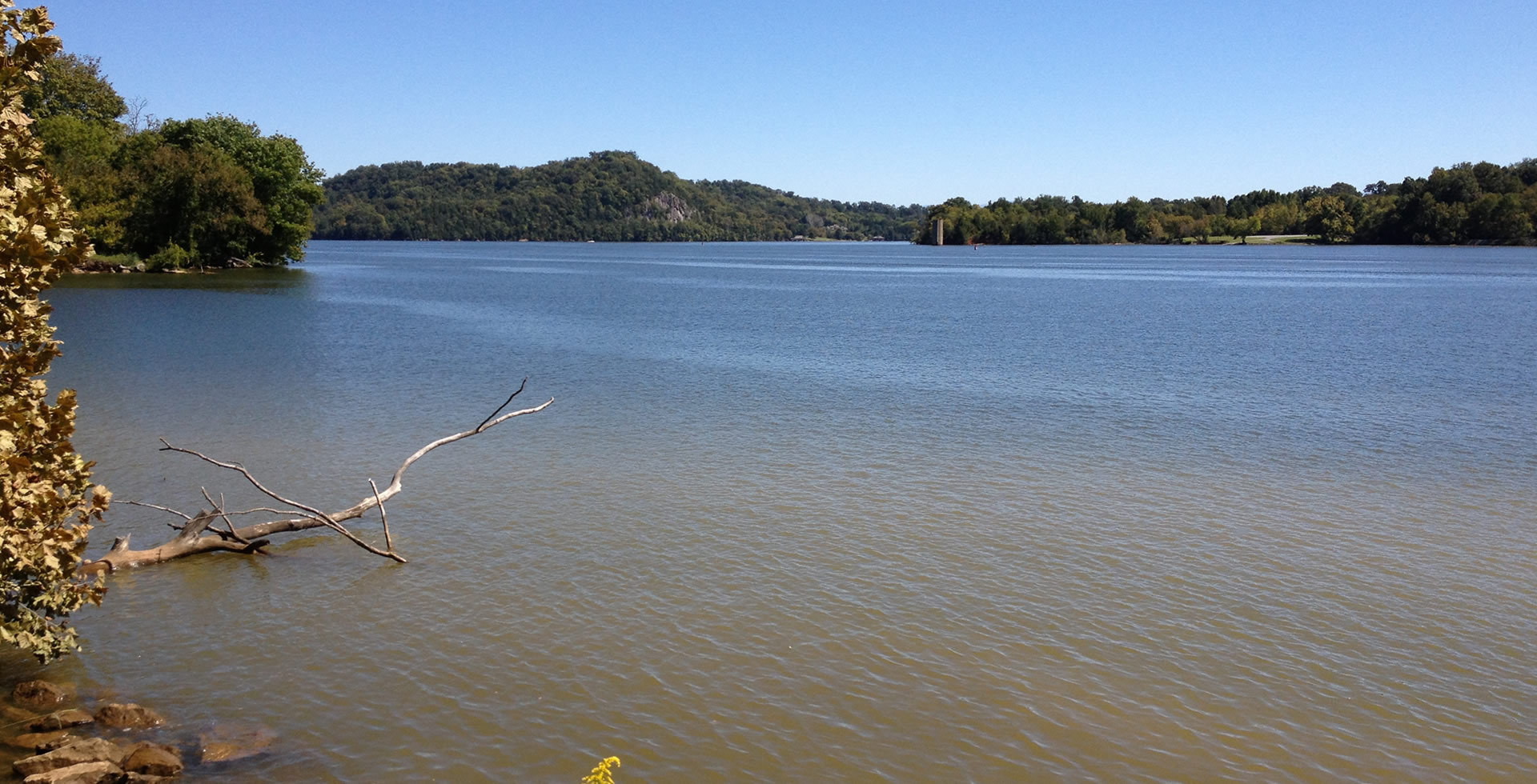 Lake views of Ft Loudoun Lake at Carl Cowan Park